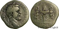 SEPTIME SEVERE(13/04/193-4/02/211)Lucius Septimius Severus Sesterce, (GB, ئ 30) N° v24_0433    Date : 193 Nom de l'atelier : Rome Métal : cuivre Diamètre : 30mm Axe des coins : 12h. Poids : 21,96g. De