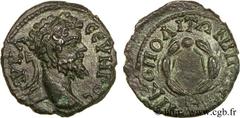 SEPTIME SEVERE(13/04/193-4/02/211)Lucius Septimius Severus Assarion, (PB, ئ 17) N° v24_0437    Date : c. 200 Nom de l'atelier : Mésie inférieure, Nicopolis Métal : bronze ou cuivre Diamètre : 16,5mm A