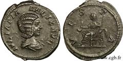 JULIA DOMNA(+217) Julia DomnaAugusta(194-217) Denier N° v24_0446    Date : 215 Nom de l'atelier : Rome Métal : argent Diamètre : 19,5mm Axe des coins : 12h. Poids : 3,13g. Etat de conservation : SUP P