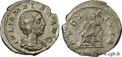 JULIA MAESA(+223 ou 226)Julia MوsaSœur de Julia Domna, mère de Julia Soémias et de Julia Mamée, grand-mère d'Elagabal et d'Alexandre Sévère - Augusta(218-223/226) Denier N° v24_0501    Date : 222 Nom 