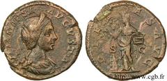 JULIA MAESA(+223 ou 226)Julia MوsaSœur de Julia Domna, mère de Julia Soémias et de Julia Mamée, grand-mère d'Elagabal et d'Alexandre Sévère - Augusta(218-223/226) As, (MB, ئ 26) N° v24_0503    Date : 