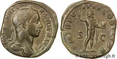 ALEXANDRE SEVERE(10/05/221-22/03/235)Marcus Aurelius Severus AlexanderAuguste (13/03/222-22/02/235) Sesterce, (GB, ئ 31) N° v24_0508    Date : 230 Nom de l'atelier : Rome Métal : cuivre Diamètre : 30,