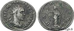 VOLUSIEN(06/251-06/253)Caius Vibius Afinius Gallus Vendumnianus VolusianusAuguste(11/251-05/253) Antoninien N° v24_0578    Date : fin 252 - mi-253 Nom de l'atelier : Syrie, Antioche Métal : billon Dia