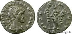 QUINTILLE(08-10 ou 11/270)Marcus Aurelius Claudius Quintillus Antoninien N° v24_0603    Date : novembre 270 Nom de l'atelier : Milan Métal : billon Diamètre : 18,5mm Axe des coins : 1h. Poids : 3,25g.