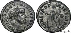 MAXIMIEN HERCULE(10/12/285-02/310)Marcus Aurelius Valerius MaximianusAuguste I (1/04/286-1/05/305) Follis ou nummus N° v24_0660    Date : 300-304 Nom de l'atelier : Lyonnaise, Lyon Métal : cuivre Diam