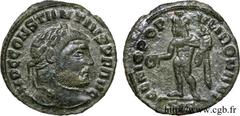CONSTANCE Ier CHLORE(1/03/293-25/07/306)Flavius Valerius ConstantiusAuguste(1/05/305-25/07/306) Quart de follis ou quart de nummus N° v24_0676    Date : 305 Nom de l'atelier : Savie, Siscia Métal : cu