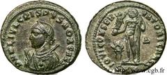 CRISPUS(1/04/317-09/326)Flavius Julius CrispusCésar(317-326) Centenionalis ou nummus N° v24_0713    Date : 317-320 Nom de l'atelier : Hellespont, Cyzique Métal : cuivre Diamètre : 18,5mm Axe des coins