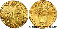 JOHN II "THE GOOD" Type : Florin d'or  Date : c. 1340-1370  Mint name / Town : Montpellier ou Toulouse  Metal : gold  Millesimal fineness : 906  ‰ Diameter : 20  mm Orientation dies : 7  h. Weight : 3