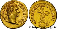 DOMITIANUS Type : Aureus  Date : 95  Mint name / Town : Rome  Metal : gold  Millesimal fineness : 1000  ‰ Diameter : 20  mm Orientation dies : 6  h. Weight : 7,40  g. Rarity : R3  Obverse legend : DOM