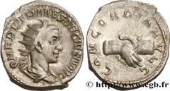 HERENNIUS ETRUSCUS Type : Antoninien  Date : 251  Mint name / Town : Rome  Metal : billon  Millesimal fineness : 400  ‰ Diameter : 22  mm Orientation dies : 6  h. Weight : 3,96  g. Rarity : R1  Offici