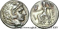 ROYAUME DE MACEDOINE - PHILIPPE III ARRHIDEE(323-316 avant J.-C.)Monnayage au nom et au type d'Alexandre III le Grand Tétradrachme N° v25_0062    Date : c. 320-317 AC. Nom de l'atelier : Macédoine, Am