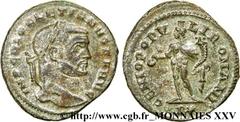 DIOCLETIEN(20/11/284-1/05/305)Caius Aurelius Valerius DiocletianusAuguste (20/11/284-1/05/305) Follis ou nummus N° v25_0431    Date : 299 Nom de l'atelier : Rome Métal : cuivre Diamètre : 29mm Axe des