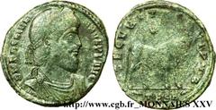 JULIEN II LE PHILOSOPHE(6/11/355-26/06/363)Flavius Claudius JulianusAuguste(02/360-26/06/363) Double maiorina, (GB, ئ 1) N° v25_0477    Date : 363 Nom de l'atelier : Macédoine, Thessalonique Métal : c