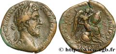 Roman coins COMMODUS Type : Sesterce  Date : 185  Mint name / Town : Rome  Metal : copper  Diameter : 30,50  mm Orientation dies : 12  h. Weight : 20,66  g. Rarity : R2  Obverse legend : M COMMODVS AN