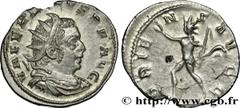 Roman coins VALERIAN I Type : Antoninien  Date : 257-258  Mint name / Town : Trèves  Metal : billon  Millesimal fineness : 250  ‰ Diameter : 19,5  mm Orientation dies : 6  h. Weight : 3,20  g. Obverse