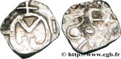 Merovingian Coinage CHAPPES - Aube (CAPPAS VILLA) Type : Denier CAPAS au monogramme édiculaire  Date : n.d.  Mint name / Town : 10 - Chappes  Metal : silver  Diameter : 11,5  mm Orientation dies : 1  