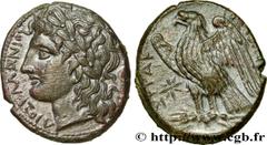 Greek Coins SICILY - SYRACUSE Type : Hemilitron  Date : c. 287-278 AC.  Mint name / Town : Syracuse, Sicile  Metal : bronze  Diameter : 23  mm Orientation dies : 12  h. Weight : 8,15  g. Rarity : R1  
