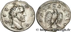 Roman coins DIVI consecration of TRAJANUS DECIUS Type : Antoninien  Date : 251  Mint name / Town : Rome  Metal : billon  Millesimal fineness : 400  ‰ Diameter : 21  mm Orientation dies : 6  h. Weight 