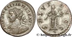 Roman coins DIOCLETIAN Type : Aurelianus  Date : printemps 290-291  Date : 290-291  Mint name / Town : Lyon  Metal : billon  Millesimal fineness : 50  ‰ Diameter : 22,5  mm Orientation dies : 6  h. We