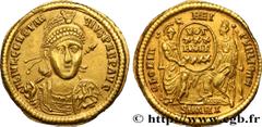 Roman coins CONSTANTIUS II Type : Solidus  Date : 355-361  Mint name / Town : Antioche  Metal : gold  Millesimal fineness : 1000  ‰ Diameter : 21  mm Orientation dies : 6  h. Weight : 3,99  g. Rarity 