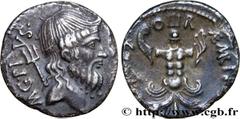 Roman coins SEXTUS POMPEY Type : Denier  Date : c. 42 AC.  Mint name / Town : Catane  Metal : silver  Millesimal fineness : 950  ‰ Diameter : 18  mm Orientation dies : 6  h. Weight : 3,38  g. Rarity :