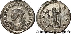 Roman coins DIOCLETIAN Type : Aurelianus  Date : printemps 290-291  Date : 290-291  Mint name / Town : Lyon  Metal : billon  Millesimal fineness : 50  ‰ Diameter : 22,5  mm Orientation dies : 12  h. W