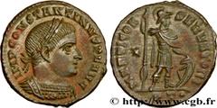 Roman coins CONSTANTINE I THE GREAT Type : Follis ou nummus  Date : 314  Mint name / Town : Ticinum  Metal : copper  Diameter : 19  mm Orientation dies : 12  h. Weight : 3,58  g. Rarity : R2  Officine