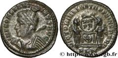 Roman coins CONSTANTINE I THE GREAT Type : Centenionalis ou nummus  Date : 320  Mint name / Town : Londres  Metal : copper  Diameter : 19  mm Orientation dies : 6  h. Weight : 3,29  g. Rarity : R1  Ob