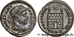 Roman coins CONSTANTINE I THE GREAT Type : Centenionalis ou nummus  Date : 324-325  Mint name / Town : Londres  Metal : copper  Diameter : 20,5  mm Orientation dies : 6  h. Weight : 2,90  g. Officine 