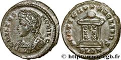 Roman coins CRISPUS Type : Centenionalis ou nummus  Date : 323-324  Mint name / Town : Londres  Metal : copper  Diameter : 20,5  mm Orientation dies : 6  h. Weight : 3,68  g. Obverse legend : CRISPVS 
