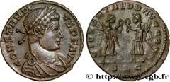 Roman coins CONSTANTIUS II Type : Centenionalis ou nummus  Date : 343-347  Mint name / Town : Lyon  Metal : copper  Diameter : 15,5  mm Orientation dies : 6  h. Weight : 1,62  g. Rarity : R2  Officine