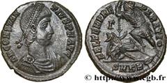 Roman coins CONSTANTIUS II Type : Maiorina, (MB, Æ 2)  Date : 351-352  Mint name / Town : Cyzique  Metal : copper  Diameter : 22,5  mm Orientation dies : 6  h. Weight : 5,95  g. Officine : 2e  Obverse
