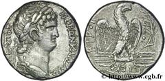 NERON(13/10/54-9/06/68)Nero Claudius Cوsar Drusus Germanicus Tétradrachme syro-phénicien N° v26_0204    Date : 63 Nom de l'atelier : Syrie, Antioche Métal : argent Diamètre : 25mm Axe des coins : 12h.