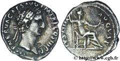 NERVA(18/09/96-25/01/98)Marcus Cocceius Nerva Denier N° v26_0227    Date : 97 Nom de l'atelier : Rome Métal : argent Diamètre : 18mm Axe des coins : 6h. Poids : 2,92g. Degré de rareté : R1 Etat de con