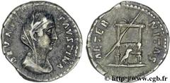 FAUSTINE MERE(+141)Annia Galeria FaustinaConsécration d'Antonin le Pieux Denier N° v26_0272    Date : c. 148-152 Nom de l'atelier : Rome Métal : argent Diamètre : 19mm Axe des coins : 6h. Poids : 3,55