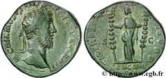 COMMODE(166-31/12/192)Lucius Aurelius CommodusAuguste(17/03/180-31/12/192) Sesterce, (GB, ئ 30) N° v26_0306    Date : 186 Nom de l'atelier : Rome Métal : bronze Diamètre : 30mm Axe des coins : 12h. Po