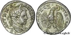 CARACALLA(27/05/196-8/04/217)Marcus Aurelius AntoninusAuguste(4/02/211-8/04/217) Tétradrachme N° v26_0329    Date : 214-215 Nom de l'atelier : Syrie, Antioche Métal : billon Diamètre : 26mm Axe des co
