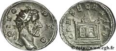 DIVI restitution de TRAJAN DECE(251) Antoninien N° v26_0392    Date : 251 Nom de l'atelier : Rome Métal : billon Diamètre : 20mm Axe des coins : 12h. Poids : 3,90g. Degré de rareté : R1 Etat de conser