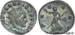 CLAUDE II LE GOTHIQUE(09/268-06-08/270)Marcus Aurelius Claudius Antoninien N° v26_0408    Date : janvier - été 269 Nom de l'atelier : Italie, Milan Métal : billon Diamètre : 18,5mm Axe des coins : 6h.