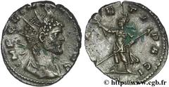 QUINTILLE(08-10 ou 11/270)Marcus Aurelius Claudius Quintillus Antoninien N° v26_0409    Date : 270 Nom de l'atelier : Italie, Milan Métal : billon Diamètre : 19mm Axe des coins : 1h. Poids : 2,69g. De