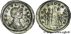 SEVERINE(+ après 275)Ulpia SeverinaFemme d'Aurélien - Augusta(274-275) Aurelianus N° v26_0424    Date : 11/274 - 09/275 Nom de l'atelier : Italie, Ticinum Métal : billon Diamètre : 23,5mm Axe des coin