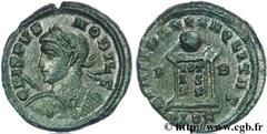 CRISPUS(1/04/317-09/326)Flavius Julius CrispusCésar(317-326) Centenionalis ou nummus N° v26_0474    Date : 322-323 Nom de l'atelier : Bretagne, Londres Métal : cuivre Diamètre : 20mm Axe des coins : 6