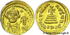 HERACLIUS et HERACLIUS CONSTANTIN(22/01/613-4/07/638) Solidus N° v26_0517    Date : 616-625 Nom de l'atelier : Constantinople Métal : or Diamètre : 20,5mm Axe des coins : 6h. Poids : 4,26g. Degré de r