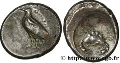 Greek Coins SICILY - AKRAGAS Type : Didrachme  Date : c. 500-495 AC.  Mint name / Town : Agrigente, Sicile  Metal : silver  Diameter : 21  mm Orientation dies : 5  h. Weight : 8,80  g. Rarity : R2  Ob