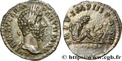 Roman coins LUCIUS VERUS Type : Denier  Date : septembre - décembre  Date : 165  Mint name / Town : Rome  Metal : silver  Millesimal fineness : 800  ‰ Diameter : 17,5  mm Orientation dies : 12  h. Wei