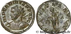Roman coins CARINUS Type : Aurelianus  Date : début  Date : 284  Mint name / Town : Lyon  Metal : billon  Millesimal fineness : 50  ‰ Diameter : 21,5  mm Orientation dies : 6  h. Weight : 3,86  g. Rar