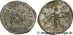 Roman coins DIOCLETIAN Type : Aurelianus  Date : printemps 290-291  Date : 290-291  Mint name / Town : Lyon  Metal : billon  Millesimal fineness : 50  ‰ Diameter : 21,5  mm Orientation dies : 12  h. W