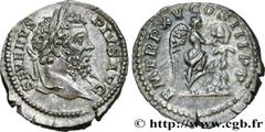 Roman coins SEPTIMIUS SEVERUS Type : Denier  Date : 207  Mint name / Town : Rome  Metal : silver  Millesimal fineness : 550  ‰ Diameter : 20  mm Orientation dies : 12  h. Weight : 3,18  g. Rarity : R1