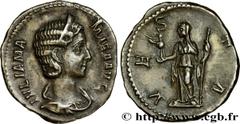 Roman coins JULIA MAMAEA Type : Denier  Date : 226  Mint name / Town : Rome  Metal : silver  Millesimal fineness : 500  ‰ Diameter : 19,5  mm Orientation dies : 6  h. Weight : 2,96  g. Officine : 6e  