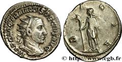 Roman coins TRAJAN DECIUS Type : Antoninien  Date : 250  Mint name / Town : Rome  Metal : billon  Millesimal fineness : 400  ‰ Diameter : 21  mm Orientation dies : 6  h. Weight : 4,29  g. Officine : 1